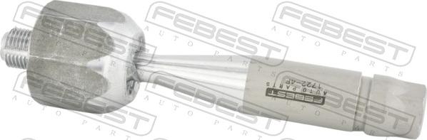 Febest 1722-4F - Осевой шарнир, рулевая тяга autosila-amz.com