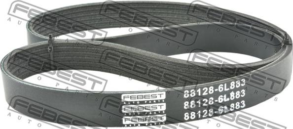 Febest 88128-6L883 - Поликлиновой ремень autosila-amz.com