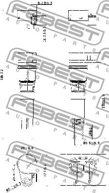 Febest 24640-001 - КАТУШКА ЗАЖИГАНИЯ Renault Duster, Logan, NISSAN TERRANO D10 2014.03- [EL] autosila-amz.com