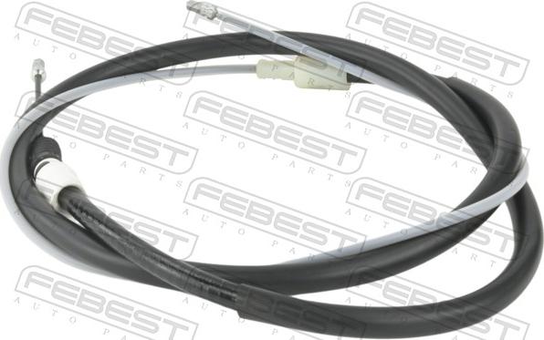 Febest 25100-C4 - Тросик, cтояночный тормоз autosila-amz.com