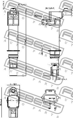 Febest 20640-001 - КАТУШКА ЗАЖИГАНИЯ CHRYSLER ASPEN 2007-2009 [NA] autosila-amz.com