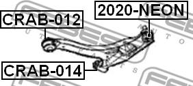 Febest 2020-NEON - Шаровая опора, несущий / направляющий шарнир autosila-amz.com