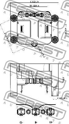 Febest 23640-006 - КАТУШКА ЗАЖИГАНИЯ AUDI A3/S3/SPORTB./LIM./QU. 2004-2013 (RA autosila-amz.com