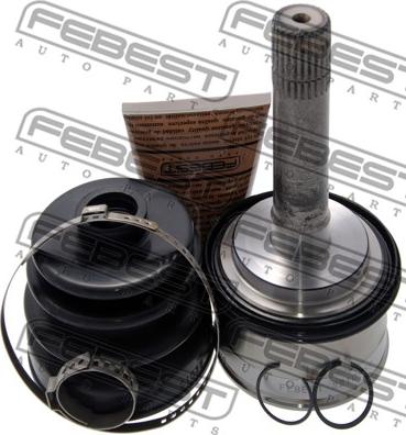 Febest 2210-SP - ШРУС НАРУЖНЫЙ 24x65x26 (KIA SPORTAGE 1998-2003) FEBEST autosila-amz.com