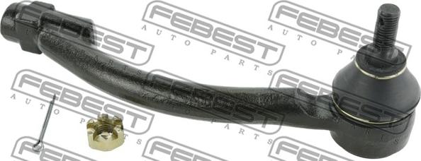 Febest 2221-CA7LH - Наконечник рулевой тяги, шарнир autosila-amz.com