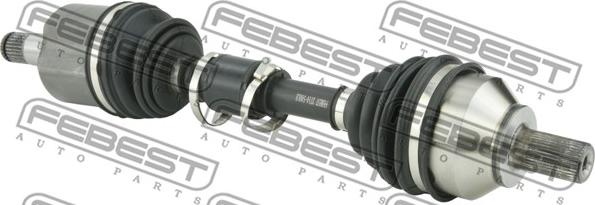 Febest 2714-S40LH - Приводной вал autosila-amz.com