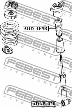 Febest ADAB-020 - АРТИКУЛ: ADAB-020, САЙЛЕНТБЛОК ЗАДНЕГО АМОРТИЗАТОРА ADAB-020 /КИТАЙ/ autosila-amz.com