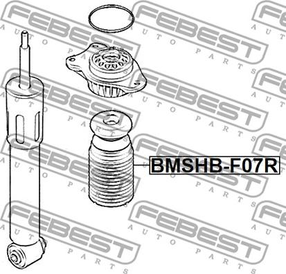 Febest BMSHB-F07R - Пылезащитный комплект, амортизатор autosila-amz.com