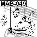 Febest MAB-049 - САЙЛЕНБЛОК ЗАДНЕГО ВЕРХНЕГО РЫЧАГА (MITSUBISHI GALANT E55A/E75A 1992-1996) FEBEST autosila-amz.com