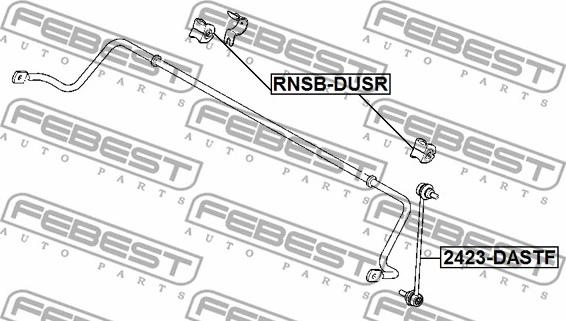 Febest RNSB-DUSR - Втулка стабилизатора RENAULT DUSTER 4х4 зад.подвески autosila-amz.com