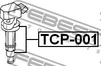 Febest TCP-001 - Наконечник и уплотнение кат.зажиг. TOYOTA LAND CRUISER 100 HDJ101/UZJ100 1998-2007 autosila-amz.com
