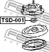 Febest TSD-001 - ШАЙБА ОПОРНОГО ПОДШИПНИКА (TOYOTA CARINA E AT19#/ST191/CT190 1992-1997) FEBEST autosila-amz.com