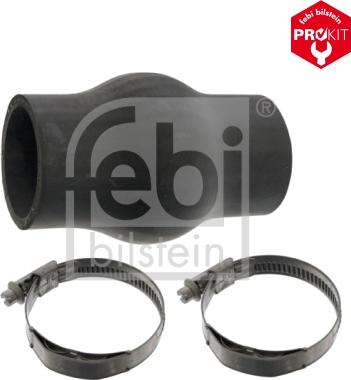 Febi Bilstein 49165 - Cooling system rubber hose (with clamps, 50mm/60mm, length: 125mm) fits: MAN HOCL, LION S CITY, NG, autosila-amz.com