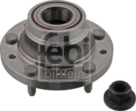 Febi Bilstein 45357 - Wheel Bearing Kit with wheel hub and axle nut autosila-amz.com