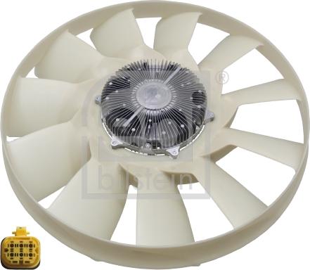 Febi Bilstein 48298 - Вискомуфта вентилятора радиатора autosila-amz.com