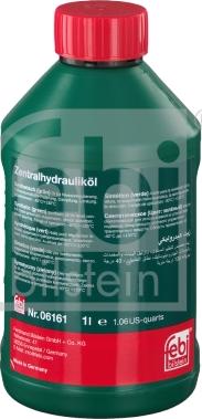 Febi Bilstein 06161 - масло гидравлическое для гидросистемы д/центральной гидравлики (синтетика цвет: зеленый) 1 л autosila-amz.com