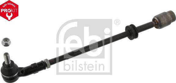 Febi Bilstein 01121 - тяга рулевая с наконечником левая! без г/у\ VW Golf III/Vento 1.4-2.0/1.9D 91-99 autosila-amz.com