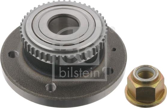 Febi Bilstein 14887 - Wheel Bearing Kit with wheel hub and lock nut autosila-amz.com