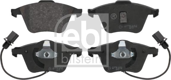 Febi Bilstein 16455 - комплект колодок для дисковых тормозов autosila-amz.com