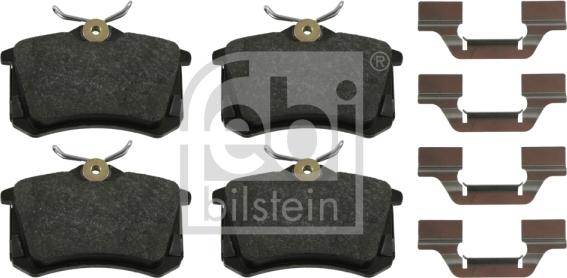 Febi Bilstein 16406 - Тормозные колодки, дисковые, комплект autosila-amz.com