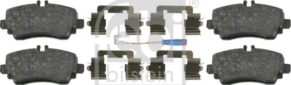 Febi Bilstein 16439 - Тормозные колодки, дисковые, комплект autosila-amz.com