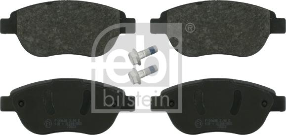Febi Bilstein 16422 - Тормозные колодки, дисковые, комплект autosila-amz.com