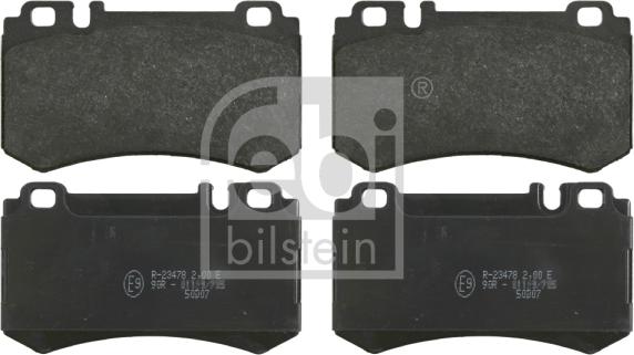 Febi Bilstein 16475 - Тормозные колодки, дисковые, комплект autosila-amz.com