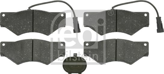 Febi Bilstein 16599 - Brake Pad Set autosila-amz.com