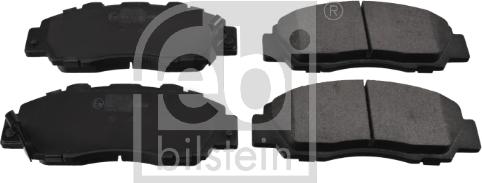 Febi Bilstein 16551 - Тормозные колодки, дисковые, комплект autosila-amz.com