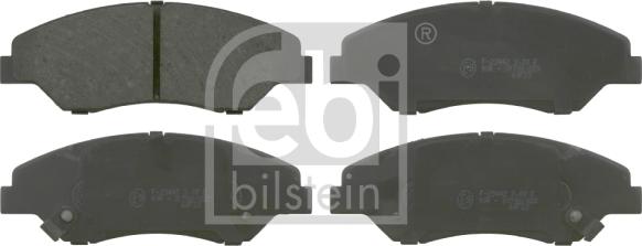 Febi Bilstein 16557 - Тормозные колодки, дисковые, комплект autosila-amz.com