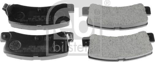 Febi Bilstein 16580 - Тормозные колодки, дисковые, комплект autosila-amz.com