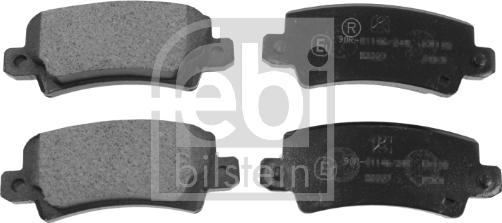 Febi Bilstein 16577 - Тормозные колодки, дисковые, комплект autosila-amz.com