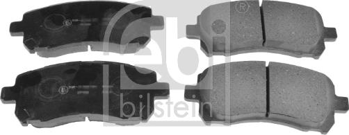 Febi Bilstein 16660 - Тормозные колодки, дисковые, комплект autosila-amz.com