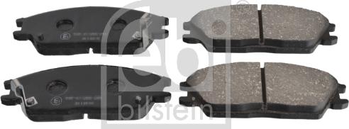 Febi Bilstein 16683 - Тормозные колодки, дисковые, комплект autosila-amz.com
