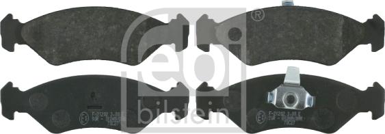 Febi Bilstein 16042 - Тормозные колодки, дисковые, комплект autosila-amz.com