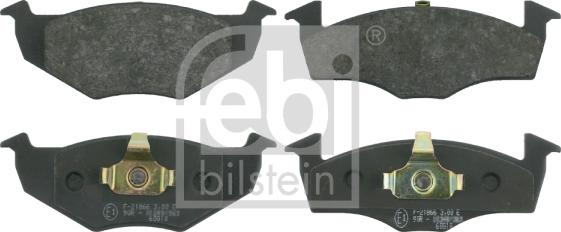 Febi Bilstein 16006 - Тормозные колодки, дисковые, комплект autosila-amz.com