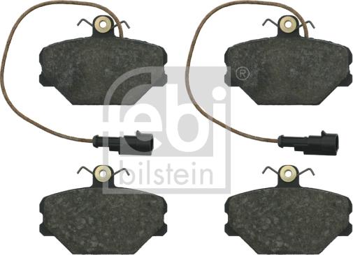 Febi Bilstein 16086 - Тормозные колодки, дисковые, комплект autosila-amz.com