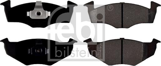 Febi Bilstein 16072 - Тормозные колодки, дисковые, комплект autosila-amz.com