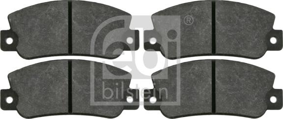 Febi Bilstein 16168 - Тормозные колодки, дисковые, комплект autosila-amz.com