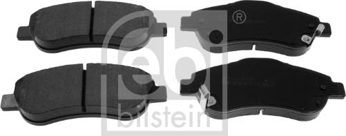 Febi Bilstein 16806 - Тормозные колодки, дисковые, комплект autosila-amz.com
