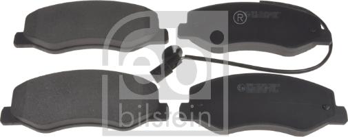 Febi Bilstein 16819 - Тормозные колодки, дисковые, комплект autosila-amz.com
