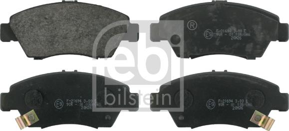 Febi Bilstein 16305 - Тормозные колодки, дисковые, комплект autosila-amz.com