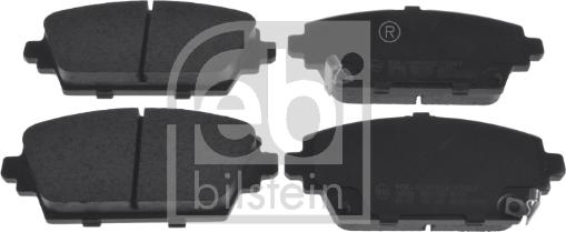 Febi Bilstein 16389 - Тормозные колодки, дисковые, комплект autosila-amz.com