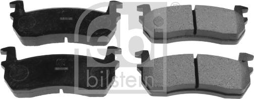 Febi Bilstein 16261 - Тормозные колодки, дисковые, комплект autosila-amz.com