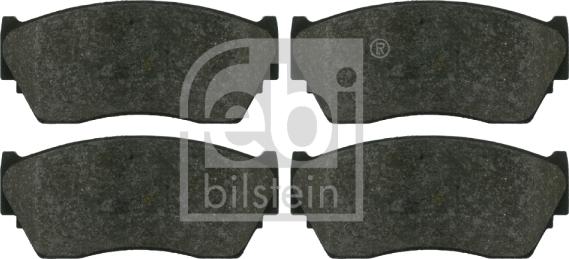 Febi Bilstein 16204 - Тормозные колодки, дисковые, комплект autosila-amz.com