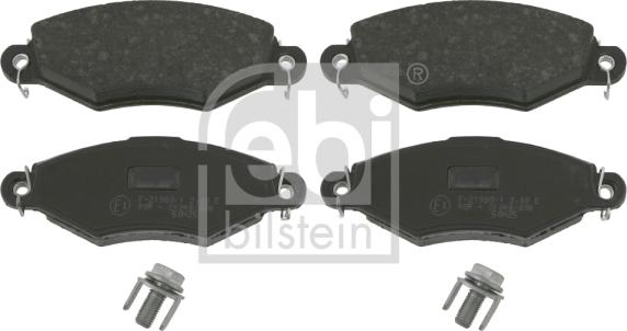 Febi Bilstein 16226 - Тормозные колодки, дисковые, комплект autosila-amz.com