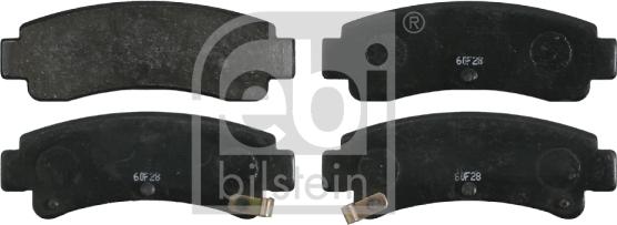 Febi Bilstein 16270 - колодки дисковые! задние\ Nissan Sunny VII N14 2.0/2.0D 90-00 autosila-amz.com