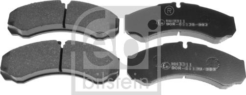Febi Bilstein 16704 - Тормозные колодки, дисковые, комплект autosila-amz.com