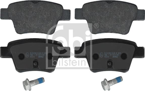 Febi Bilstein 16715 - колодки дисковые ! \\04> PEUGEOT 207 (WA_ WC), CC (WD), SW (WK), CITROEN C4 (LC), (LA), autosila-amz.com