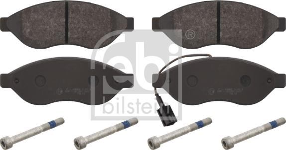 Febi Bilstein 16716 - Тормозные колодки, дисковые, комплект autosila-amz.com